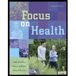 Focus on Health by Hahn,Dale B; Payne,Wayne A.; Lucas,Ellen B. [2006,8th Edition.] Paperback