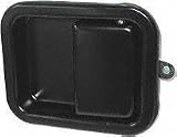 87-90 JEEP WRANGLER FRONT DOOR HANDLE RH (PASSENGER SIDE) SUV, Outer, BLACK (1987 87 1988 88 1989 89 1990 90) J462105 J5758172