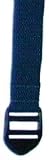 Woven Cotton Yoga Straps - 1.5" Wide X 8 Ft. Long with Cinch Buckle - Blue Color