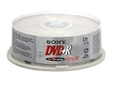 Review Sony 25DPR120SP / Sony DPR 120 - 25 x DVD+R 4.7 GB 4x - cakebox - storage media