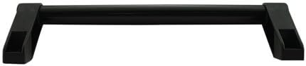 4 17/64 x 18.34 Lg., Steel Tube w/Black Plastic Coating, 35o Angle Bar Assembly, Emka Bridge Handle