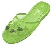 Mesh Chinese Slippers for weddings And Casual Wear (Lime Green)