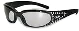 SUNGLASSES MARILYN 3 UV400 DESIGNER EYEWEAR CLEAR LENSES VENTED EVA FOAM PADDING GREAT FOR MOTORCYCLING