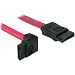 DeLock SATA Kabel 50cm links/gerade Kabel 1 x HDD 2 x  7 pol SATA 0.50 m links gewinkelt