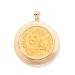 14k 1 oz Mounted Panda Coin in Coin Bezel Pendant