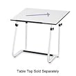 Safco Products Company SAF3960 Base- For Drafting Table- 35in.x29in.x30in.-46in.- White