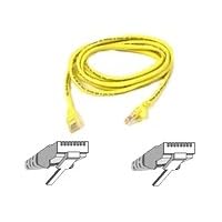 Belkin 5ft Cable Patch CAT5 UTP-4PR RJ45M YLW Snagless ( A3L791-05-YLW-S ) by Belkin