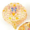 Piearth ピアース ジュエリーボックス クリスタル 宝石箱 バタフライ NO38 ピンク 38-2 PK
