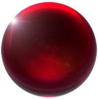 Red Acrylic Contact Juggling Ball - 70mm (2.75 Inches)