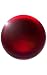 Red Acrylic Contact Juggling Ball - 76mm (3 Inches) by Fire Mecca