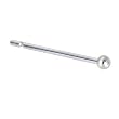 Solid 14KT White Gold BALL Nose Stud Ring