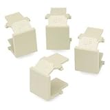 Leviton 41084-BWB Snap-In Blank Cover, White