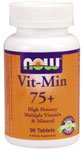 Vit-Min 75+ by NOW Foods - (90 Tablets)