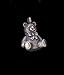 Teddy Bear Cremation Urn Necklace