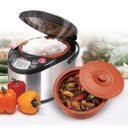 VitaClay Gourmet Rice N' Slow Cooker Pro - 8 Cup