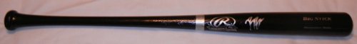 Ryan Braun Autographed Black Big Stick Bat W/PROOF, Picture of Ryan Signing For Us, Milwaukee Brewers, Rookie of the Year, All Star