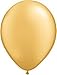 VOVOV Latex Balloons, 12-Inch, Gold, Pack of 100