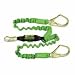 MILLER 8798RSS/6FTGN Shock Absorbing Lanyard,6 Ft,Legs 2