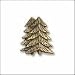 Buck Snort Cabinet Hardware 102 Twin Pines Knob Side to Side 1-1/8 inch Top to Bottom 1-5/16 inch Height 11/16 inch