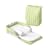 Baby Delight Supreme Snuggle Nest with Incline Wedge - Green Dots