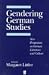 Book Gendering German Studies: New Perspectives on German Literature and Culture