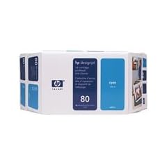 HP C4891A Tintenpatrone Nr. 80 mit Druckkopf cyan