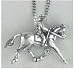 Sterling Silver Dressage Pendant with chain