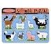 MELISSA & DOUG FARM ANIMALS SOUND WOODEN PUZZLE