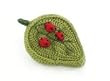Lantern Moon Ladybug on Leaf Crochet Sewing Knitting Tape Measure