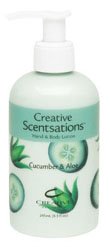 Creative Scentsations Cucumber and Aloe 8.3oz