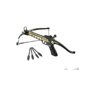 80 lbs Cobra Self-Cocking Crossbow Pistol Cross Bow 15 Arrows by 