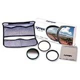 Tiffen 77mm Digital Pro SLR Filter Kit, With Digital Ultra Clear, Color Grad ND.6, Pro-Mist 2 Filters, Micro Fiber Cleaning Cloth & Filter Case