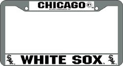 Chicago White Sox Chrome License Plate Frame
