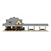 Atlas N Scale Passenger Station Kit with 1 Platform