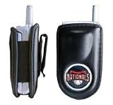 Samsung Ace / Alias SCH-U740 / Beat SGH-T539 / Drift / FlipShot SCH-U900 / Gleam SCH-U700 Premium Quality Cell Phone Pouch Case - Includes TWO Bonus Charm Holders - Washington Nationals - Oficially MLB Licensed
