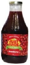 Pure Cranberry Juice -Just Juice Brand-100% -Unsweetened -Not from concentrate (1L) Brand: Just Juice