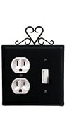 Heart Outlet & Switch Cover 4.625in.W x 8in.H x 0in.D