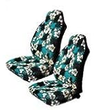 A Set of 2 Universal-fit Hawaiian Front Bucket Seat Covers for SUV Truck Seats with... 