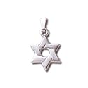 14K White Gold Star