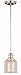 Vaxcel P0261 Dayton - One Light Mini Pendant, Satin Nickel Finish with Prismatic Glass