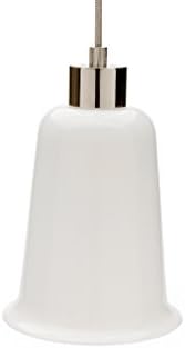Waterworks Butler Pendant with Cylinder Glass Shade in Nickel