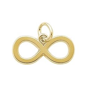 Infinity Charm, 14K Yellow Gold by