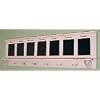 Country cream washed daily blackboard with peg hooks