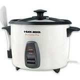 Black & Decker RC436 16-Cup Rice Cooker, White