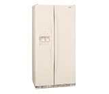 Whirlpool Gold GC5SHEXNT 24.5 cu. ft. Counter-Depth Side-by-Side Refrigerator with 3 Adjustable SpillGuard Shelves, In-Door-Ice Ice Dispensing System, In-Door-Air Door Cooling System and Clear Crispers: Bisque