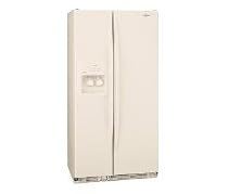 Whirlpool Bisque Side-by-Side Freestanding Refrigerator GC5SHEXNT