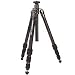 Flashpoint F-1228 Carbon Fiber Tripod, 4 Section Leg Set, Supports 17.6 lbs., Maximum Height 60.