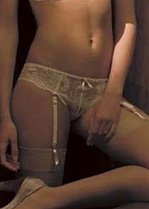 Masquerade Pearla Thong plus Garter Belt