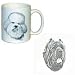 Mastiff Neapolitan Coffee Mug, Porcelain by Rosalinde (11 oz.)