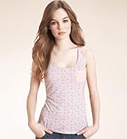 Angel Scoop Neck Floral Vest Top